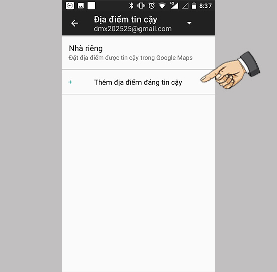 Mở khóa nhanh thông qua vị trí tin cậy